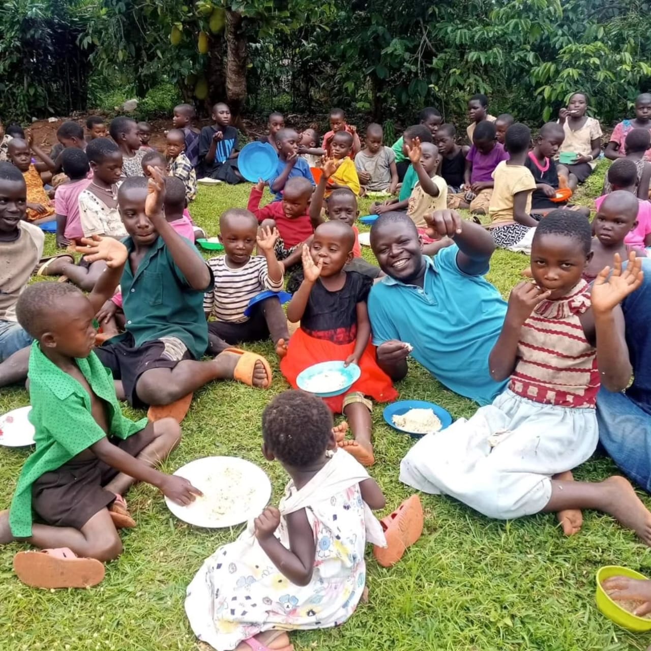 Hungry children fed